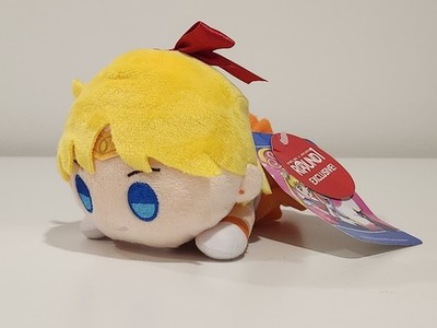 New 6  Sailor Venus Moon Anime Chibi Manga Plush Round 1 Exclusive Lay Down NWT 