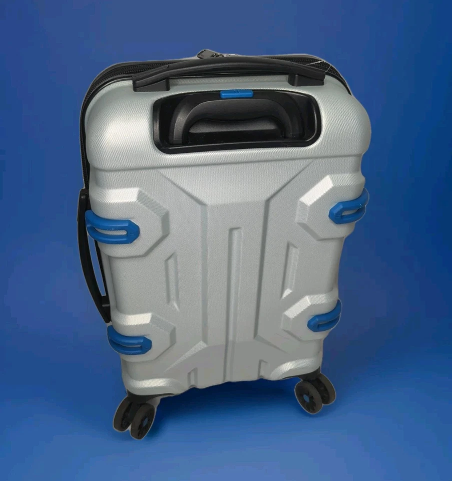 Maleta rígida iT BRITBAG protectora giratoria 21" maleta de mano equipaje rueda plateada Foto 4 de 4