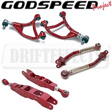 Godspeed Adj. Rear Upper Cambertrailinglca Kit For Subaru Wrxsti 2008-14