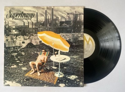 Supertramp - Crisis? What Crisis? Vinyl LP Record AMLH68347 A&M 1975 Vg / Vg