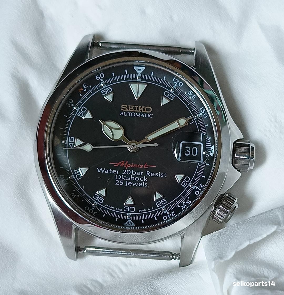 SEIKO RED ALPINIST MINT 4S15-6000 YEAR 1995 FEB ALL ORIGINAL