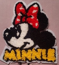 Minnie Mouse Disney chenille fabric sew on patch