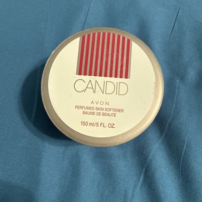 Avon 5 Oz Jar Candid Perfumed Skin Softener Cream USA New