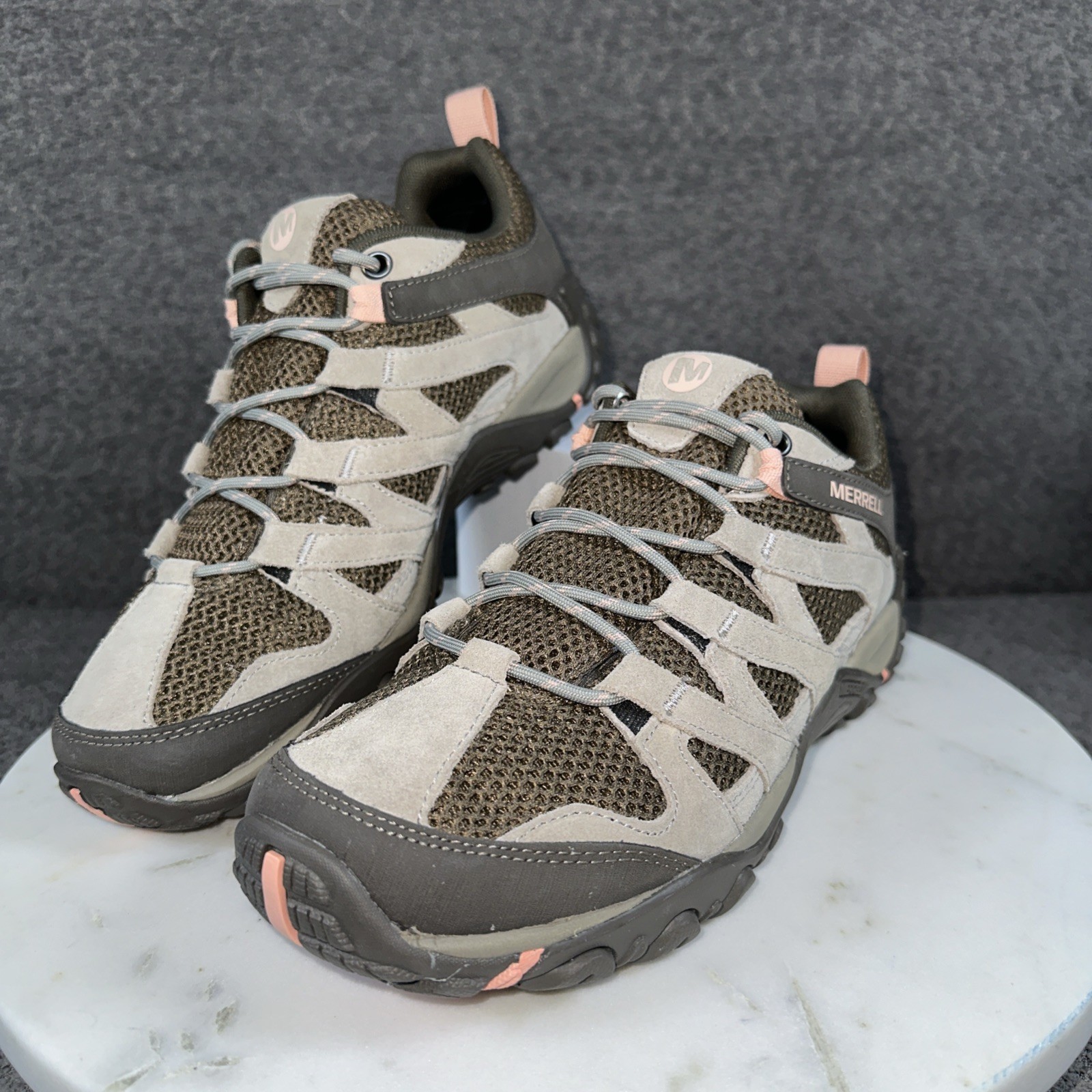 Scarpe da trekking basse Merrell Alverstone da donna taglia 9 marrone J033034 senza scatola