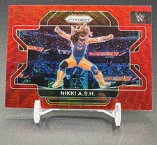 2022 Panini Prizm WWE Nikki A.S.H. #38 Ruby Wave