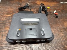Nintendo 64 N64 Console And Power Cord With AV Cable - TESTED