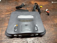 Nintendo 64 N64 Console And Power Cord  With AV Cable - TESTED