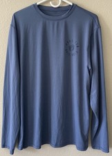 Hang Ten Shirt Men M UPF 50 Sun Rash Guard Quick Dry Surf Swim Long Sleeve New