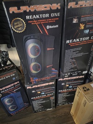 Alphasonik Reaktor One Double 8'' Bluetooth Rechargeable House Speaker