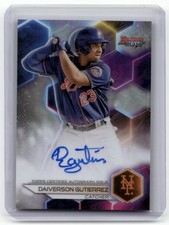 2023 Bowman's Best #B23-DG Daiverson Gutierrez Best of 2023 Autograph Refractors