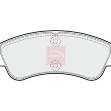 PEUGEOT 208 I CA CC 2012-2020 Bremsbeläge Vorne APEC PAD1546 (R90)