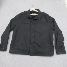 Levis Jacket Mens XL Sherpa Lined Military Field Coat Pockets Warm