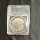 1887 Morgan Dollar MS63 PCGS $1 Silver Coin Philadelphia Uncirculated