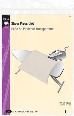 Dritz Seide transparentes Pressentuch - 22 Zoll x 30 Zoll, weiß 22 x 30 Zoll, 