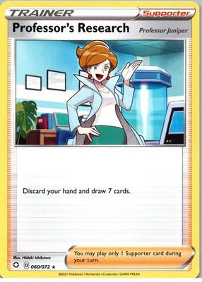Professor's Research - Rare - Shining Fates - 060/072 - NM - Normal