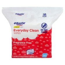 Baby Everyday Clean Wipes, Fragrance Free, 240 Wipes