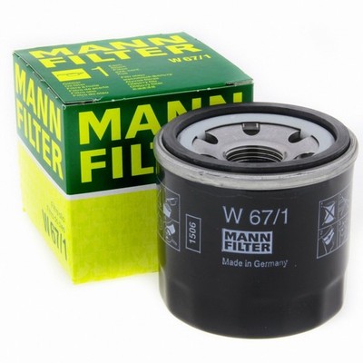 MANN Ölfilter W671 Filter passend für Ford Honda Hyundai Kia Mazda Nissan Renaul