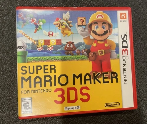 Super Mario Maker 3DS Nintendo 3DS - Complete CIB Authentic Tested Game Bros