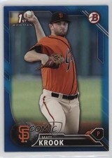 2016 Bowman Draft Draft Picks Blue 75/150 Matt Krook #BD-33 0b0