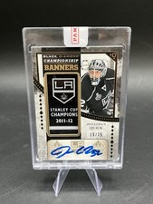 2019-20 Upper Deck Black Diamond Championship Banners Auto /25 Jonathan Quick