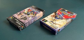 Fire Emblem Famicom 2-Game Set SNES Box & Manual Confirmed Working Used