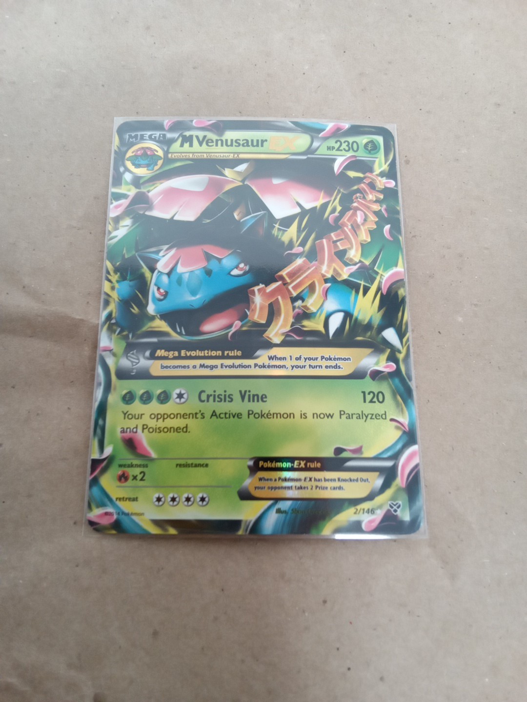 Pokemon M Venusaur EX 2/146 Card