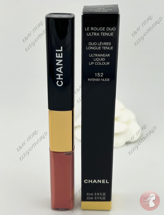 CHANEL LE ROUGE DUO COLOUR #152 INTENSE NUDE ULTRA TENUE LIQUID