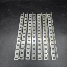 Gilbert Erector Set Part BE 6" Cadmium Plated Angle Girder Lot of 7