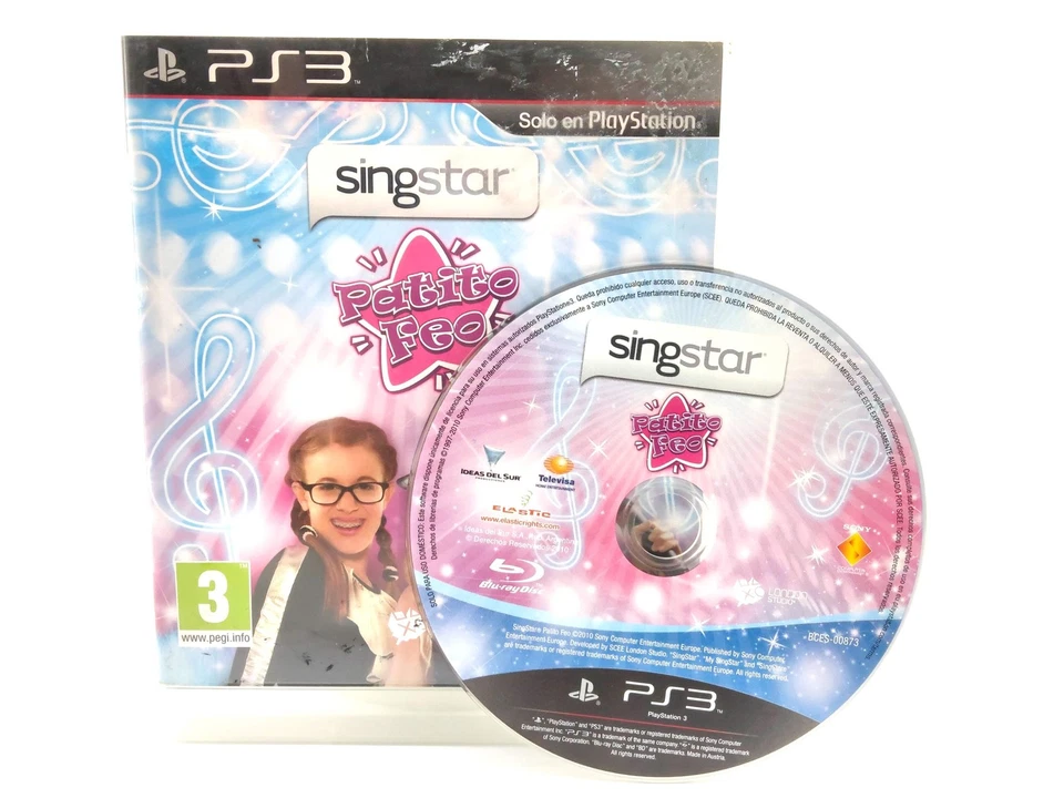 SingStar Patito Feo 20 Videos Televisa - Juego PlayStation 3 PS3 Sony 3T, foto 1 de 4
