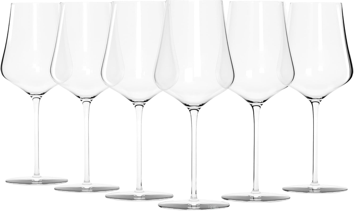 Gabriel-Copas de Vino Cristal, Juego de 6 con 6 Unidades (Pack 1), Transparente