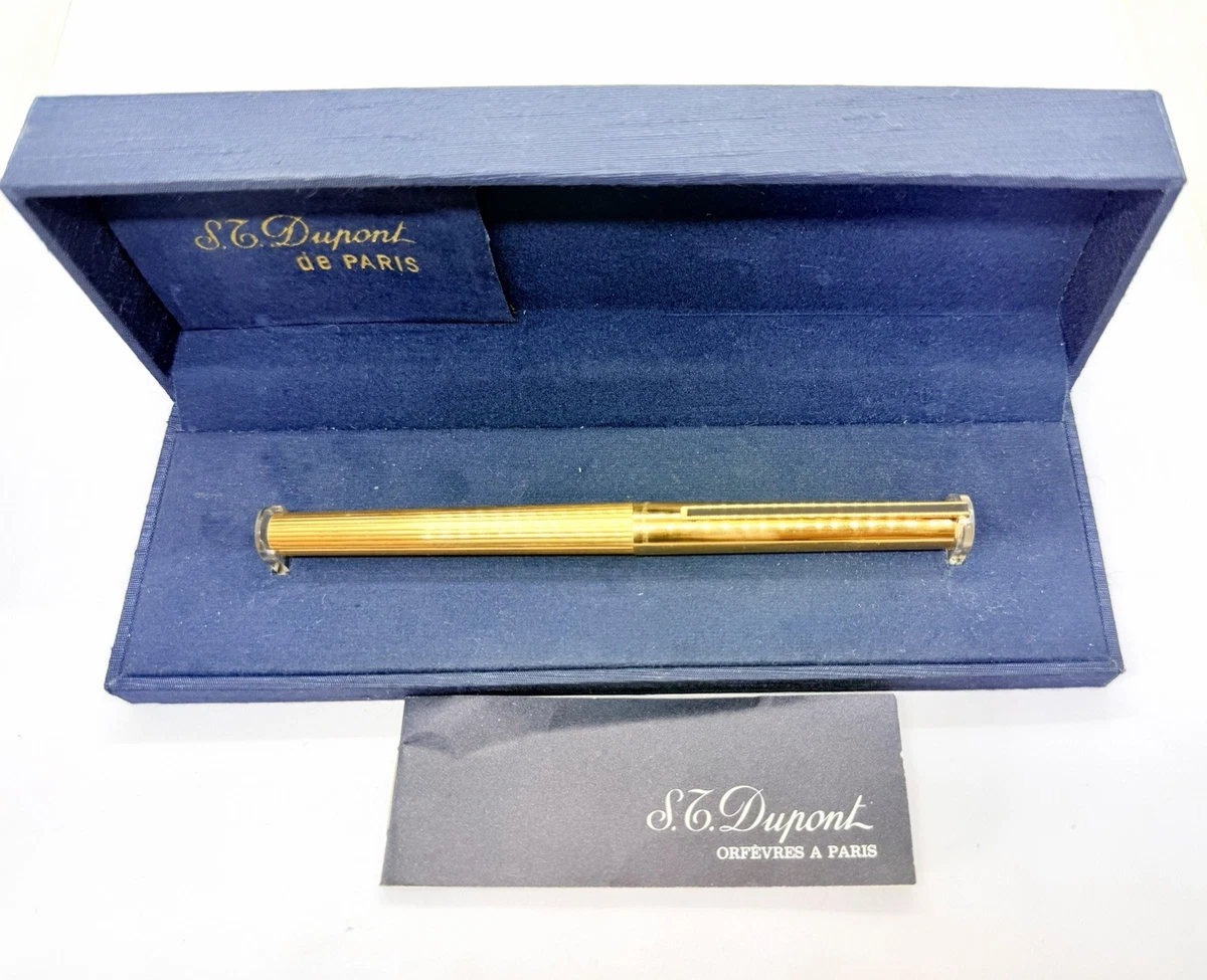 Gold, 18K Nib Medium (M) Nib Collectible S.T. Dupont Fountain Pens