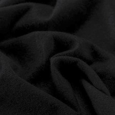 Jersey de Coton Bio Proeco Noir par 1/2 mètre (50x145 cm)