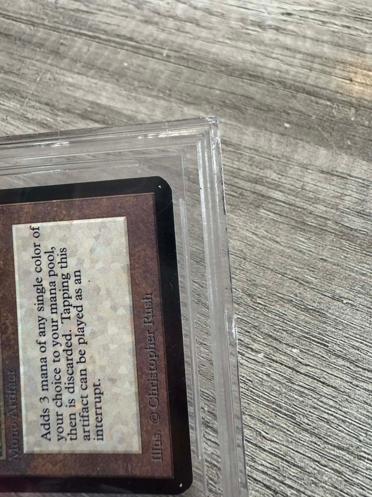 1993 MTG Magic The Gathering Alpha Black Lotus bgs 9 view 3