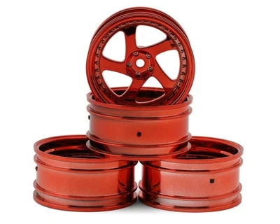 MST TMB 1/10 Drift Wheels (Red) (+8) (4) [MXS-102045R]