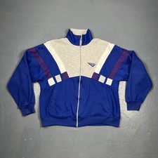 Vintage 1990s Pony Branded Full Zip Sweatshirt Colorblock XL VTG Sports