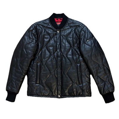 Vintage Polo Ralph Lauren Leather Jacket Bomber Jeans Co 90s Mens