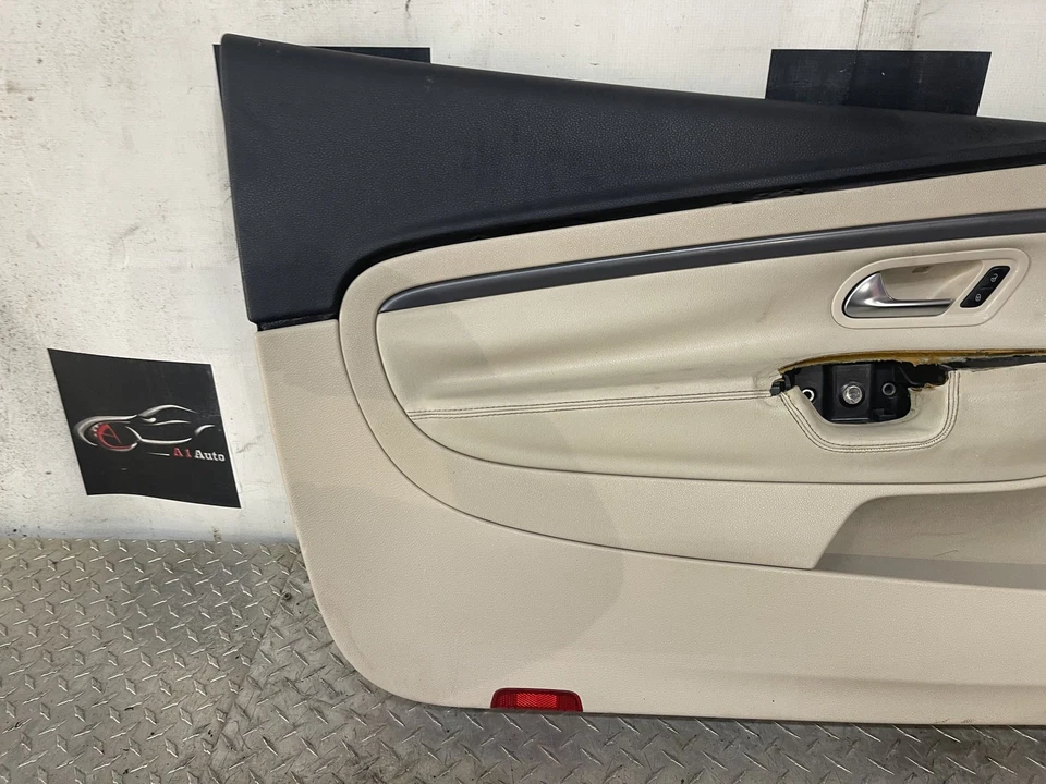 2007-2015 Volkswagen EOS Front Driver Left Door Panel Beige Oem Tested - Imagem 3 de 4