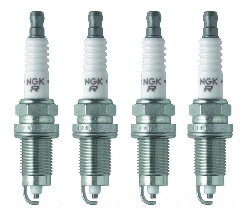 NGK Set of 4 V-Power Spark Plugs For American Motors Dodge Jeep Eagle 2.5L L4