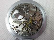 OROLOGIO DA TASCA LANCO EXTRA 16 RUBIS MADE SWISS CIPOLLA PER TASCHINO VINTAGE