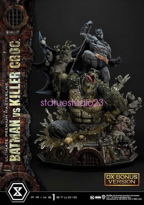 Pre order Prime 1Studio UPMDC-07DXS DC Batman VS Killer Croc Statue DX Bonus Ver