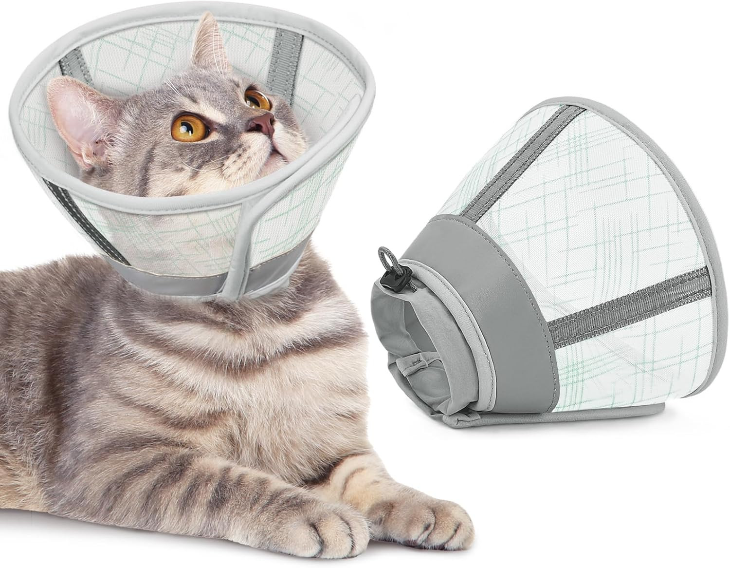 Morbido Collare Elisabettiano Gatto: Addio Plastica, Benvenuto Comfort