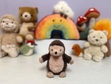 Jellycat Retired Nippit Hedgehog New Without Tags GENUINE