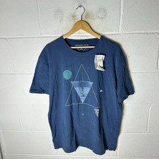 Vintage Quiksilver Shirt Mens 2XL XXL Blue Skater Y2K 90s Surfing Tee Surf BNWT*