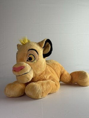 Disney The Lion King Simba Plush 17  Laying Down Stuffed Animal Toy