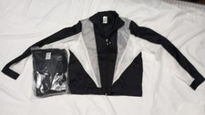 2 Balera LC Dance Windbreaker Jacket Black White Gray New