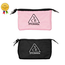 3CE STYLENANDA Small Makeup Pouch Bag: K-Beauty Stylish Pouch 🔸Tracking🔸
