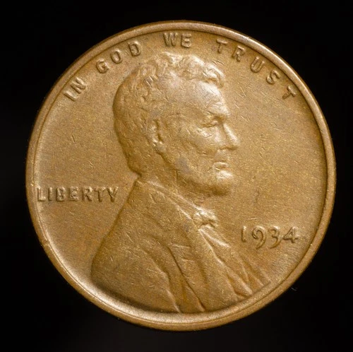 ✅ 1934 Lincoln Wheat Cent. VERY NICE EARLY DATE. XF