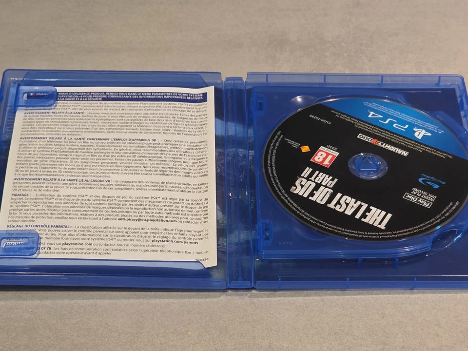 THE LAST OF US PART II 2 SONY PLAYSTATION 4 PS4 PS5 - Photo 3/4