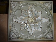 Ofenkachel antik Jugendstil Fliese ca. 1910