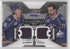 2015 SP Game-Used All-Star Skills Fabrics Duals Nick Foligno Ryan Johansen ry5